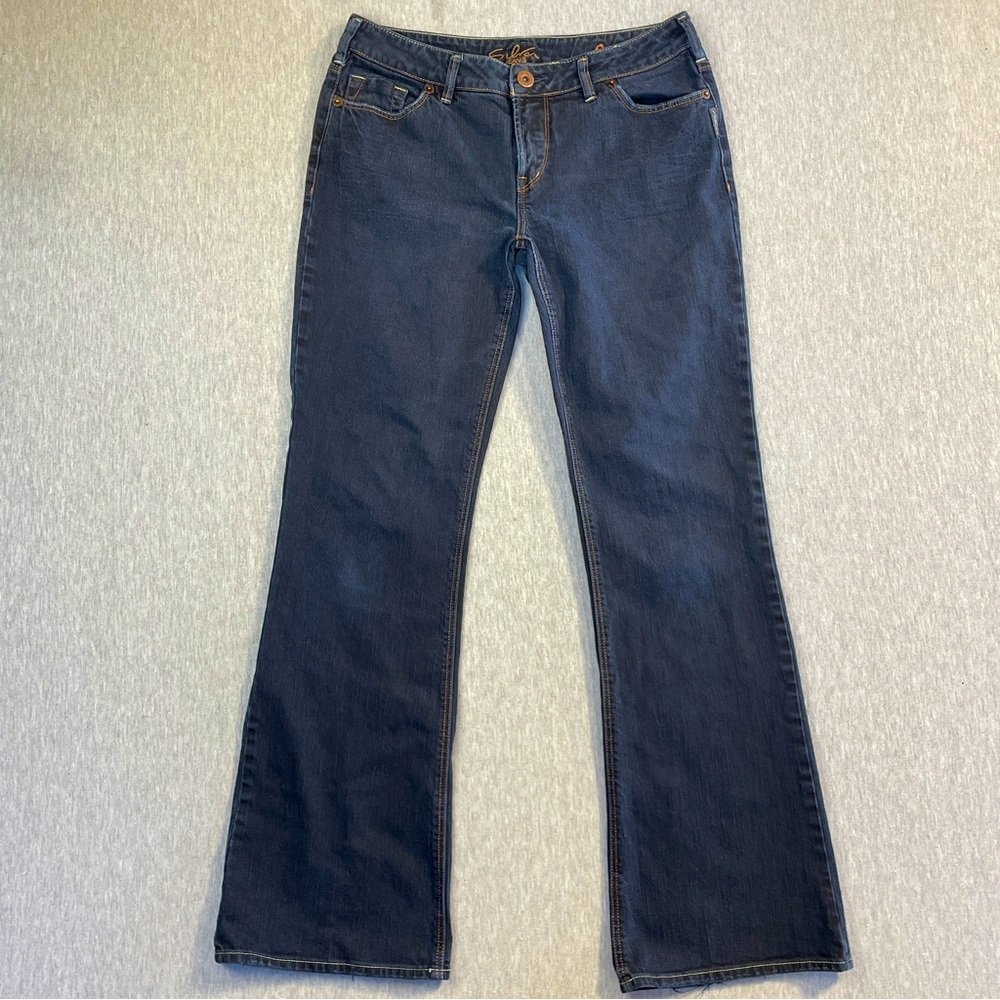 Silver Jeans Suki Dark Wash Blue Low Rise Bootcut (31)